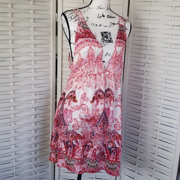 Free People Dresses & Skirts - Free People Red and white intimately louche dress M